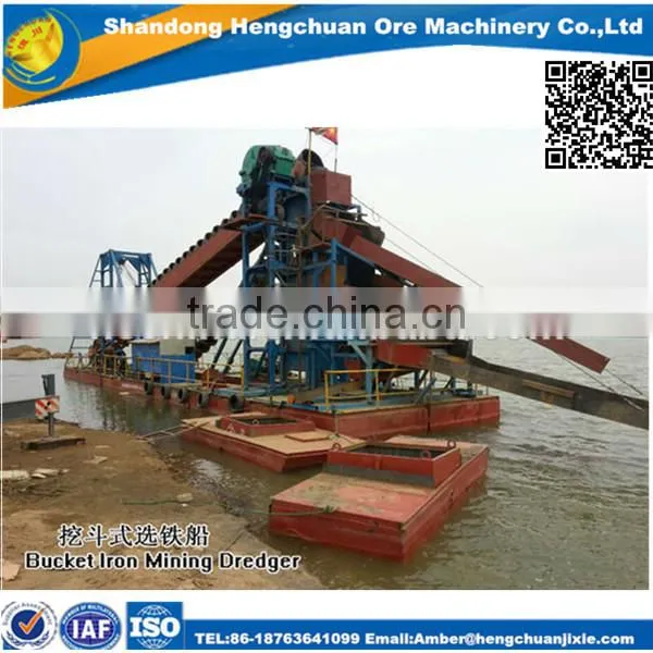 Diesel Engine Powered Pump Iron Sand Dredger With Strong Structure photo-2