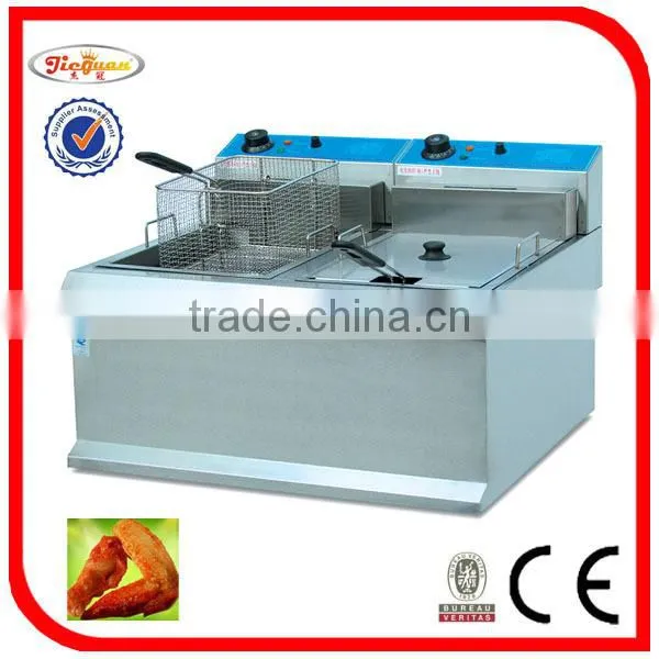 Hot Sale Electric 2-Tank Fryer(2-Basket)(Freestanding Type) DF-28(0086-13632272289) photo-5