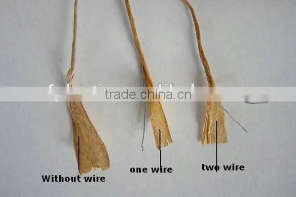 Pre-cut Natural Color Kraft Paper String Without Wire for Vineyard photo-2