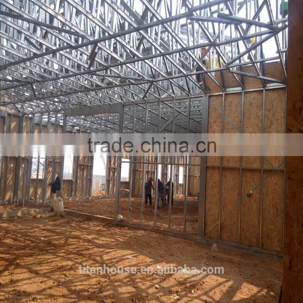 Cheap Light Steel Frame Fabricated Town Houses photo-3