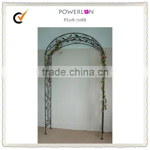 Ornate White Metal Wire Garden Arch photo-3