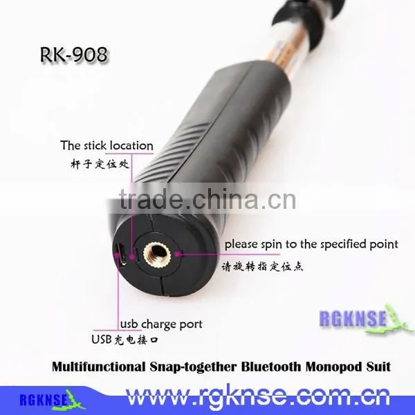 2016 Trending Hot Selling Products Legoo Selfie Stick, 2014 New Legoo Wireless Monopod, Legoo Bluetooth Selfie Monopod Tripod photo-3