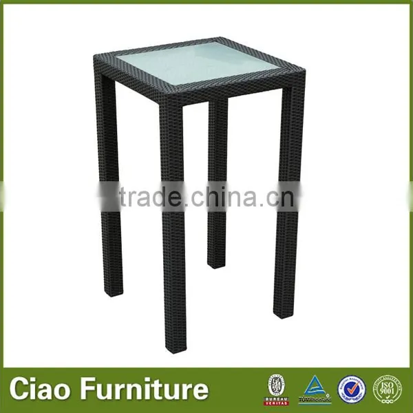 Contemporary Bar Stools/PE Rattan Wicker Bar Chair photo-4