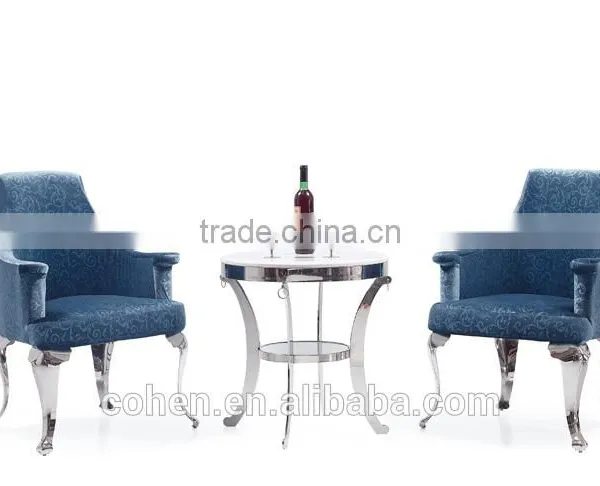 Modern European Style Livingroom High Back Leisure Chair/reception Chair Armchair/ghost Chair With Stripe Fabric photo-3