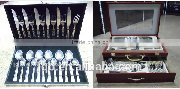 100% High Quality Low Price 24pcs Stainless Steel Cutlery Set photo-2