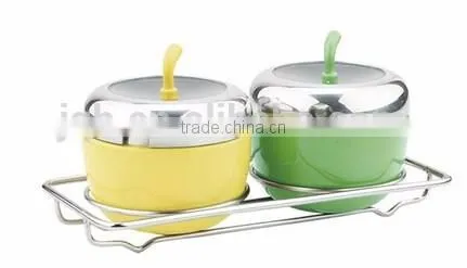 5pcs Stainless Steel Seasoning Pot Spice Container Set photo-4