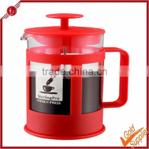 Unique Design High Quality Hot-sale Plastic Coffee French Press Mug for Various Color. photo-3