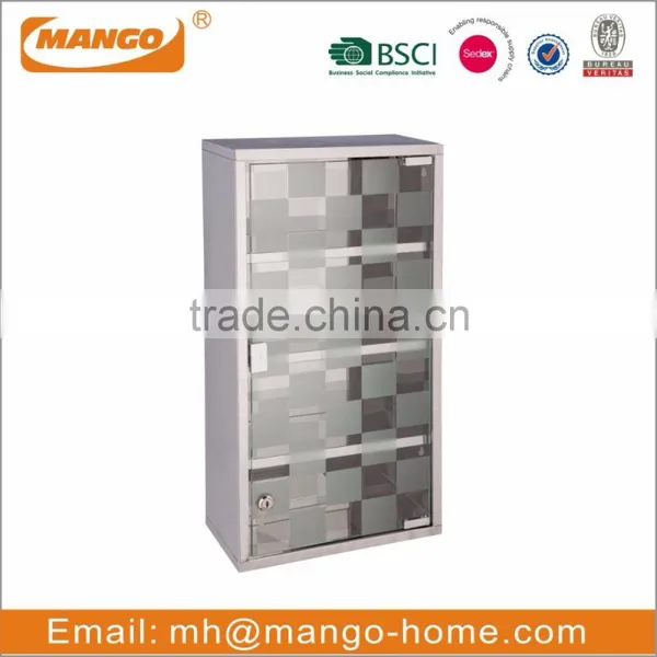 Wall Mounted Stainless Steel Bathroom Cabinet