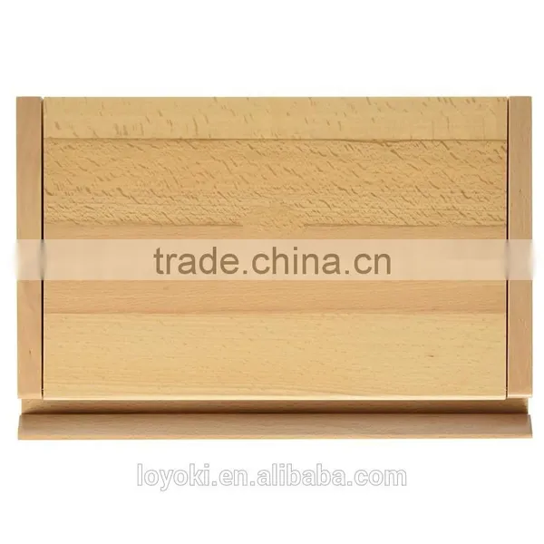 Solid Beech Wood Tablet Holder Folding Book Display Stand Adjustable Wooden Cookbook Reading Book Stand photo-3