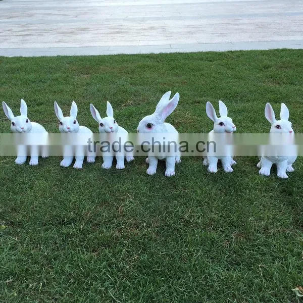 Polyresin Rabbit Figurine Decoration photo-2