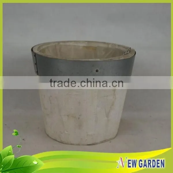 Handicraft Attractive Price Outdoor Garden Tall Square Wooden Vases photo-3