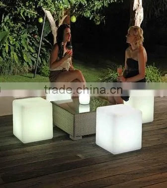 Turkish Furniture LED Lightinh Modern Cube Box Plastic Roll Plugs Outdoor Wholesale! Cube Lighting Chair photo-5