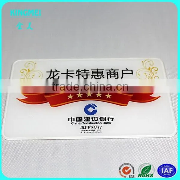 Kingmei Screen Printing Acrylic Table Card Display Sign for Medical Ruler,printing Plastic Plate photo-6
