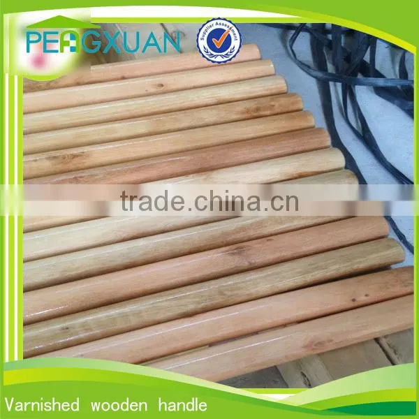 China Manufacturer OEM Varnish Wooden Broomstick Handle photo-2