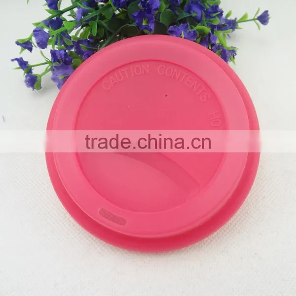 Food Grade Coffee Cup Silicone Rubber Anti-dust Airtight Seal Silicone Drink Cup Lids photo-3
