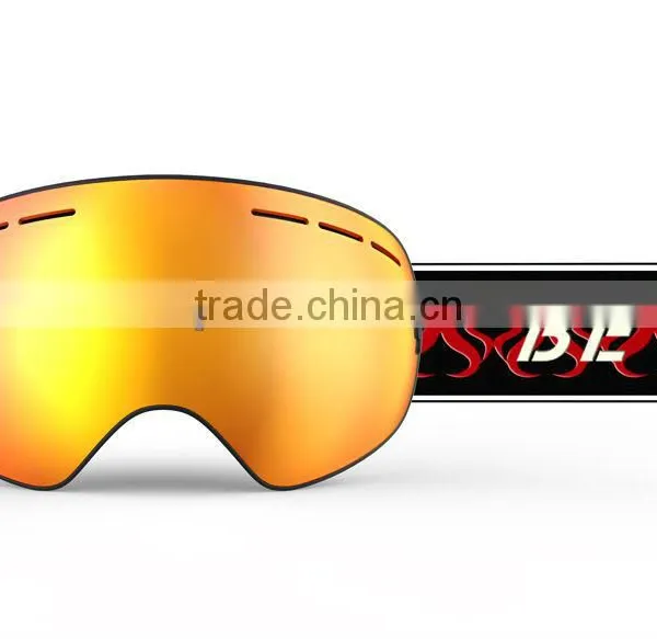 TPU Frame and Smoke REVO Red Lens Ski Goggle With CE and FDA Certificate photo-4