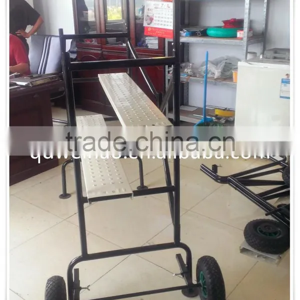 Two-wheels Foldable Scaffolding for Gardenning,construction photo-2