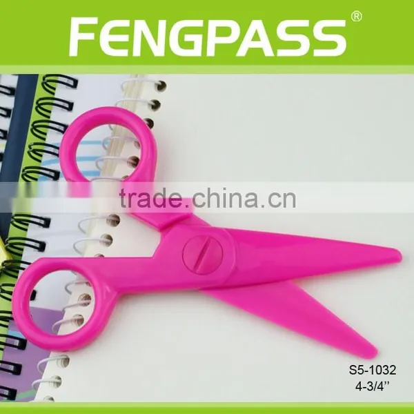 S5-1032 4.75 Inch Plastic New Shape Cutting Scissors photo-4