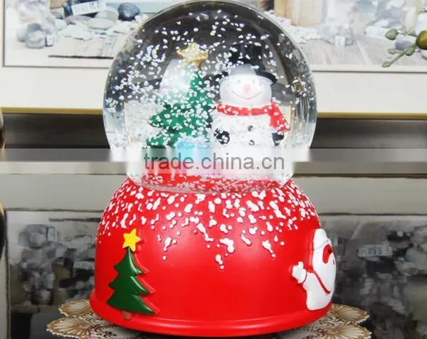 Hot Sale Snowflake Christmas Snow Globe Musical Christmas Snow Globe photo-5