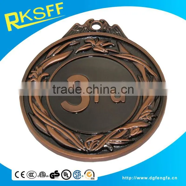 Custom Medal High Quality Zinc Alloy 3 RD Letter Label Medal photo-2