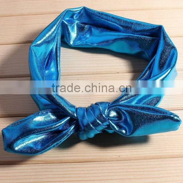 Elastic Fabric Bow Flower Headband for Kids Hair Accessories photo-4