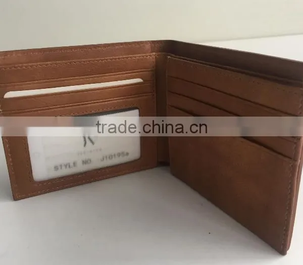 Genuine Cowhide Leather Wallet Classical Style Wallet Men's Genuine Leather Wallet Money Bag photo-3