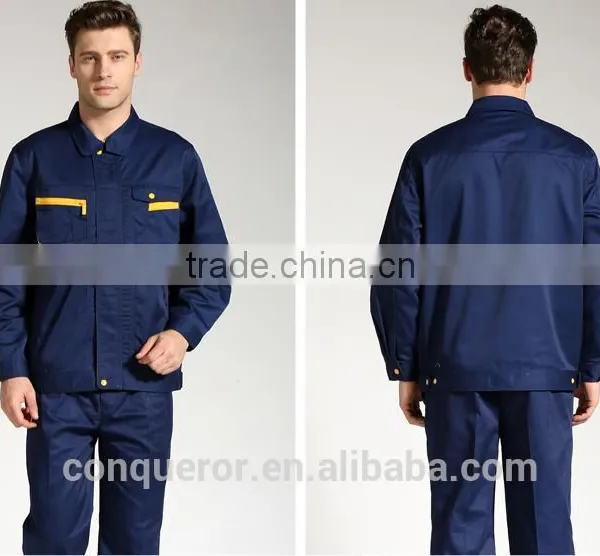 Best Quality Cotton Fabric Workers Wearable Used Work Uniforms photo-4
