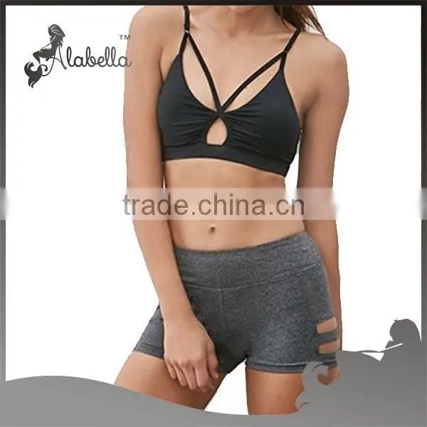 Side Cut Out Gym Shorts Sports Shorts Athletic Shorts in Bulk photo-4