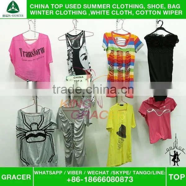 Cheap Supplier Hot Sale In Malaysia Short Sleeve Women T-Shirt Germany Style Used Clothes photo-5