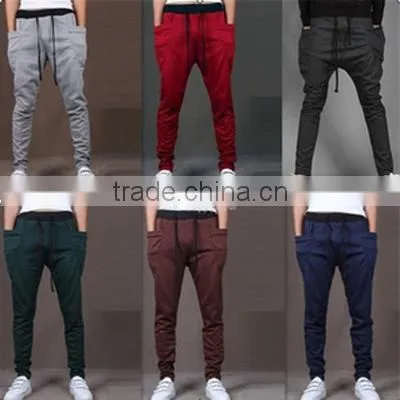 Mens Sweat Pants Slim Joggers Wholesale Side Pockets Mens Joggers