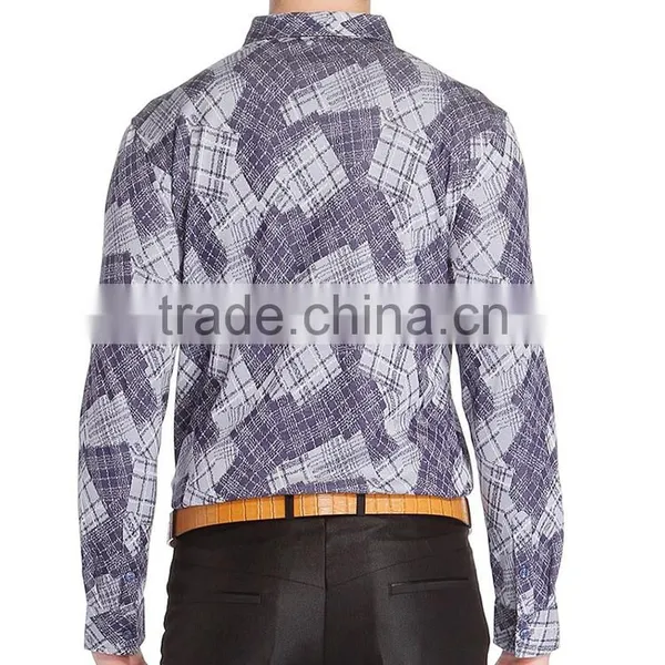 Custom Design Pattern Men Shirt Popular Garment Factories in China photo-2