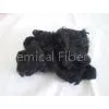 Black Virgin Polyester Staple Fiber 1.2D * 38mm For Filling