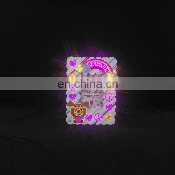 Hot Selling Promotion Picture Paper Photo Frame With Led Light photo-2