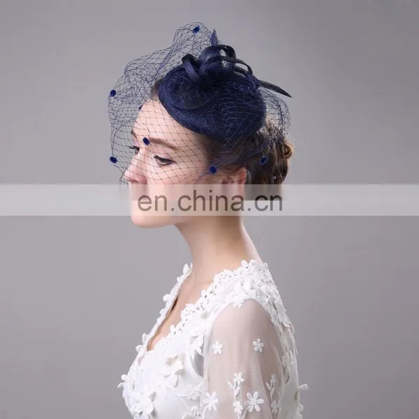 Feather Sinamay Fascinator for Ladies photo-5