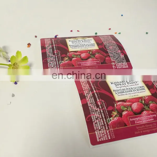 Professional Custom Printing Strawberry Labels Custom PE Fruit Waterproof Sticker for Friut Package photo-5