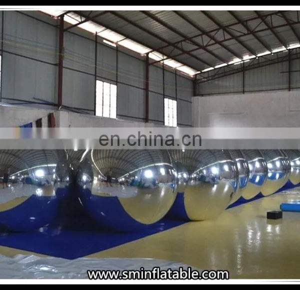 China Supplies Wholesale Inflatable Mirror Ball Silver Mirror Ball Decoration On Sale photo-3