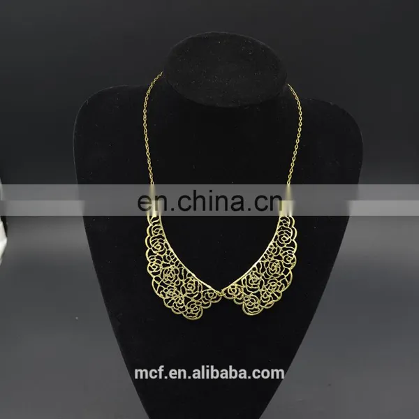 Simple Latest Design Fashion Pendant Gold Necklace MCB-0058 photo-3