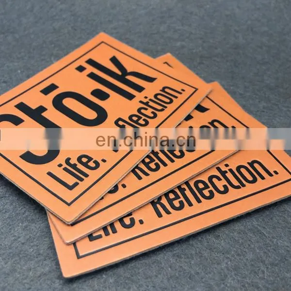 Garment Accessories Pattern Carved Soft Enamel Zinc Metal Alloy Embossed Jeans Leather Label photo-3