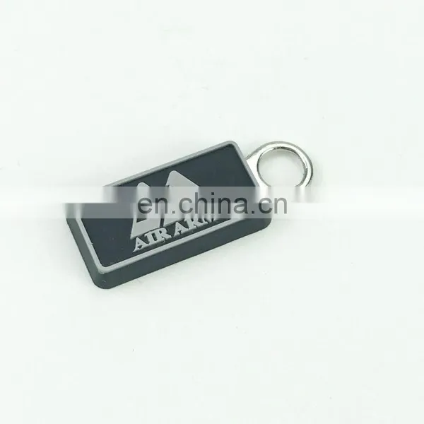 Custom Embossed Logo Customized Silicone Zipper Pull photo-3