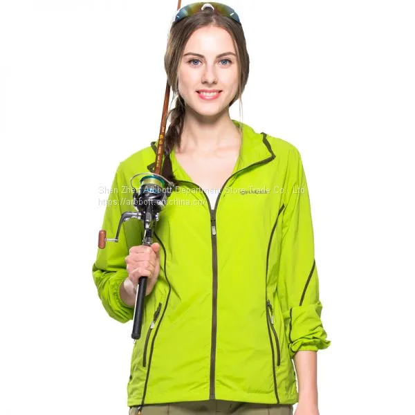 Outdoor Sports Thin Sunproof Nylon Woman Skin Clothes photo-3