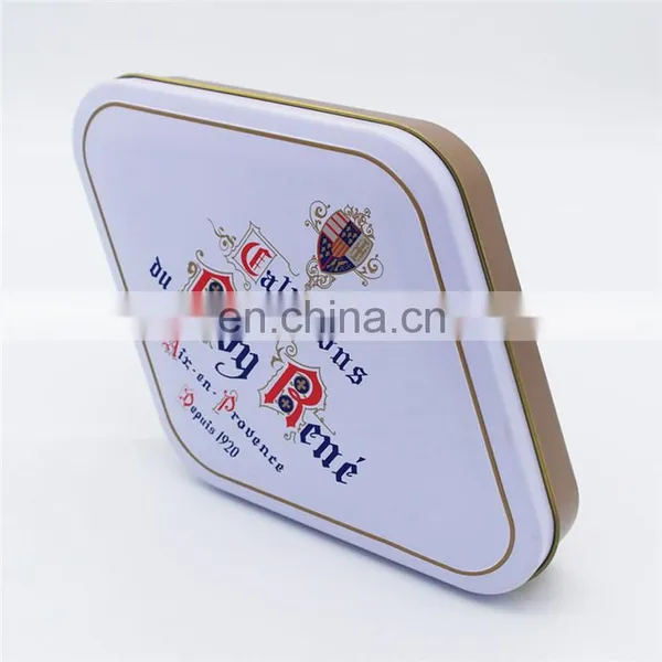 Diamond Shape Custom Design Metal Tinned Chocolate Packaging Box Packaging photo-4
