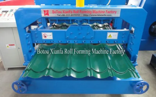 Steel Tile Roofing Roll Forming Machine photo-3