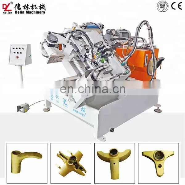 High Frequency Double Opening Gravity Die Casting Brass Valve Machine photo-4