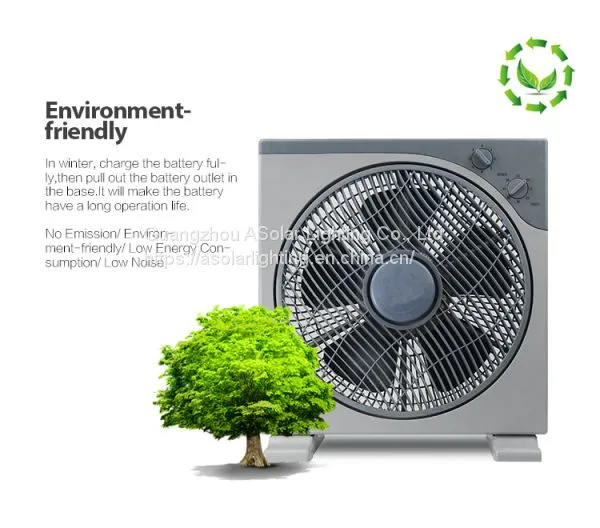 New Design Green Power Portable Solar Powered Fans for Camping photo-4