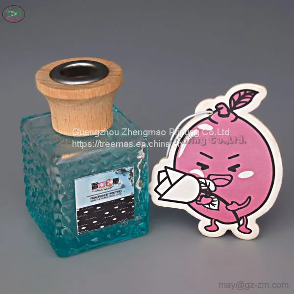 Eco-friendly Perfume Hanging Carton Animal Paper Car Air Freshener With Customized Logo photo-3