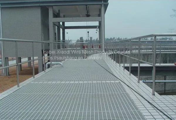 Light Weight Material Galvanized Steel Grating Catwalk Platform, Steel Grating Raised Floor Weight for Sale photo-3
