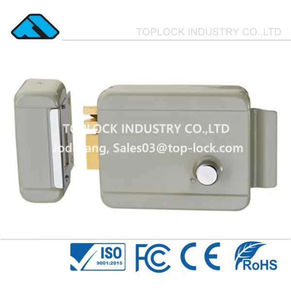 Electric Door Lock 12V Rim Lock for Left Open Door photo-2