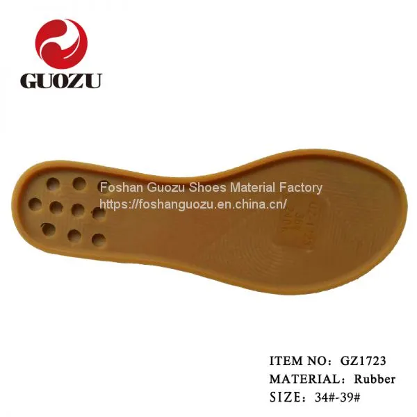 Women Sandal Sole Rubber Sandal Sole Flat Sandal Sole photo-4