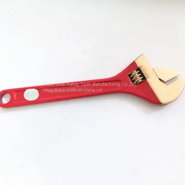 Adjustable Wrench Copper Beryllium Spark Resistant Non Sparking Tools
