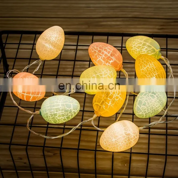 Wholesale Battery Operated 20 LED Easter Egg Multicolor Crack Ball Fairy Led String Lights For Room Party Decoration photo-4